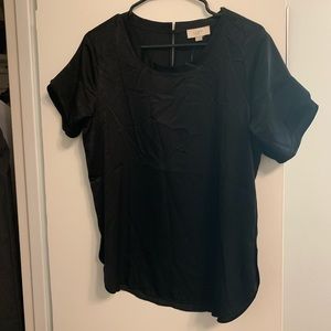 Ann Taylor loft flutter sleeve blouse